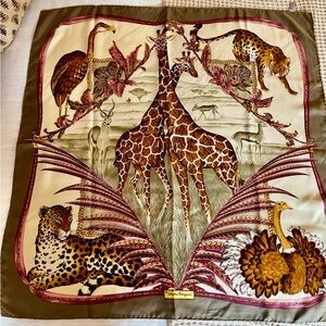 Vintage Ferragamo silk scarf